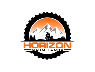 Horizon Moto Tours logo design by evdesign