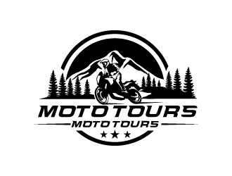 Horizon Moto Tours logo design by invento