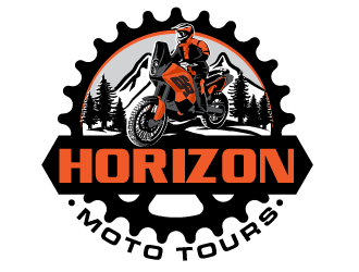 Horizon Moto Tours logo design by scriotx