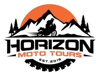 Horizon Moto Tours logo design by ruki