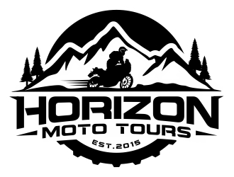 Horizon Moto Tours logo design by ruki