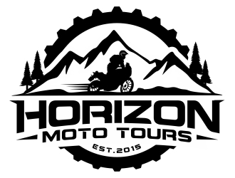 Horizon Moto Tours logo design by ruki
