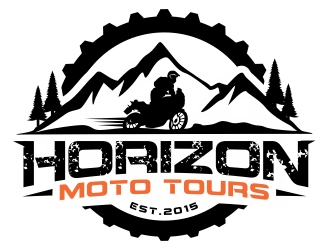Horizon Moto Tours logo design by ruki