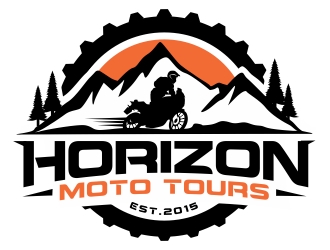 Horizon Moto Tours logo design by ruki