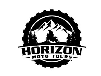 Horizon Moto Tours logo design by daywalker