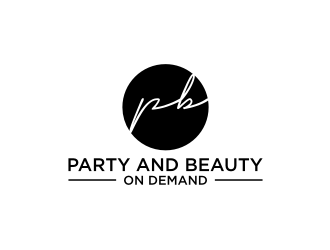 Party and Beauty On Demand logo design by rief