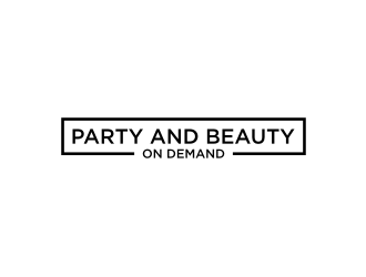 Party and Beauty On Demand logo design by rief
