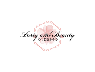 Party and Beauty On Demand logo design by WooW