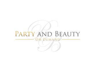 Party and Beauty On Demand logo design by Landung