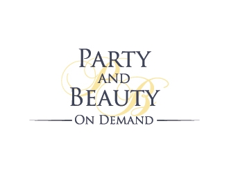Party and Beauty On Demand logo design by Lovoos