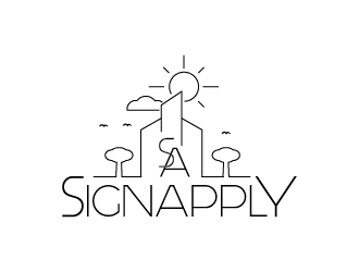 Logo is: SA   business name: Signapply (one word) logo design by czars