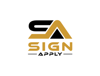 Logo is: SA   business name: Signapply (one word) logo design by yeve