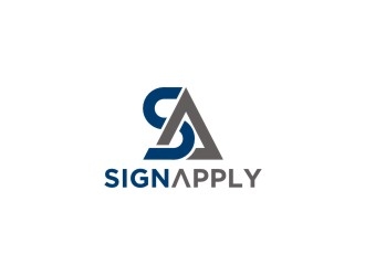 Logo is: SA   business name: Signapply (one word) logo design by agil