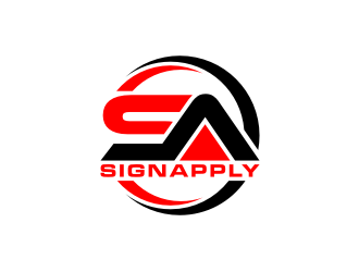 Logo is: SA   business name: Signapply (one word) logo design by yeve