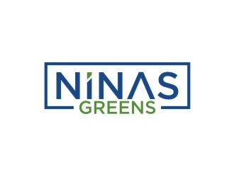 Ninas Greens logo design by bricton