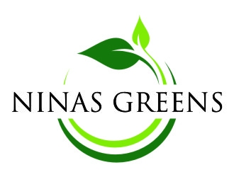 Ninas Greens logo design by jetzu
