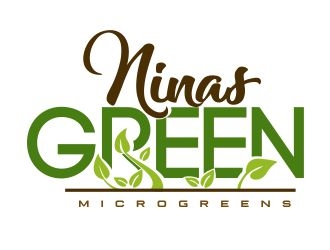Ninas Greens logo design by veron