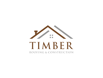 Timber Roofing & Construction logo design by blackcane