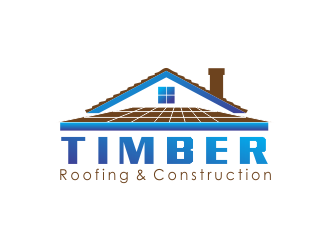 Timber Roofing & Construction logo design by giphone