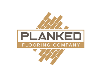 Planked Flooring Company Logo Design 48hourslogo