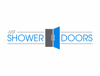 Just Shower Doors logo design by mutafailan