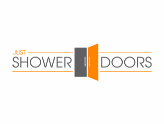 Just Shower Doors logo design - 48hourslogo.com