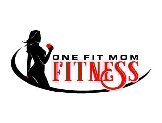 One Fit Mom Fitness logo design by daywalker