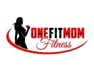 One Fit Mom Fitness logo design by daywalker