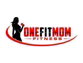 One Fit Mom Fitness logo design by daywalker