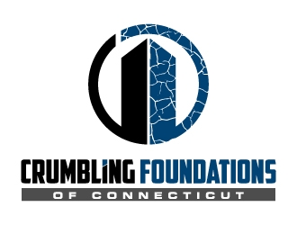 Crumbling Foundations of Connecticut logo design by jaize