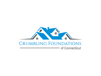 Crumbling Foundations of Connecticut logo design by Greenlight