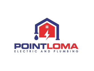 Point Loma Electric and Plumbing logo design by gipanuhotko