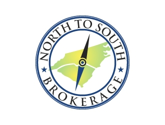 North to South Brokerage logo design by nexgen