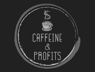 Caffeine & Profits logo design by savvyartstudio