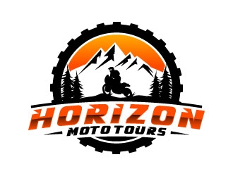 Horizon Moto Tours logo design by daywalker