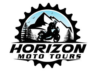 Horizon Moto Tours logo design by THOR_