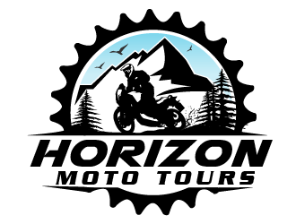 Horizon Moto Tours logo design by THOR_