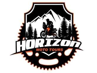 Horizon Moto Tours logo design by logoguy