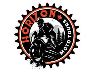 Horizon Moto Tours logo design by logoguy