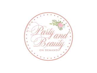 Party and Beauty On Demand logo design by dchris