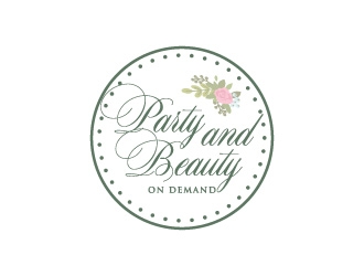Party and Beauty On Demand logo design by dchris