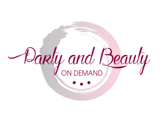 Party and Beauty On Demand logo design by JessicaLopes