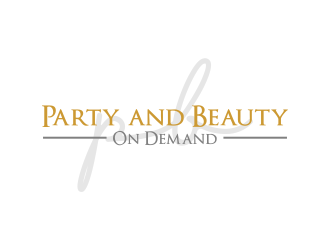 Party and Beauty On Demand logo design by done