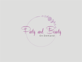 Party and Beauty On Demand logo design by bunda_shaquilla