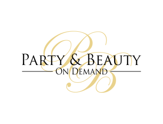 Party and Beauty On Demand logo design by mikael