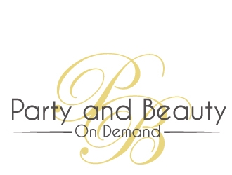 Party and Beauty On Demand logo design by PMG