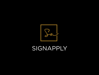 Logo is: SA   business name: Signapply (one word) logo design by ammad