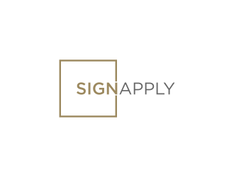Logo is: SA   business name: Signapply (one word) logo design by ammad