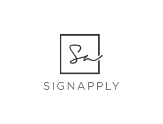 Logo is: SA   business name: Signapply (one word) logo design by ammad