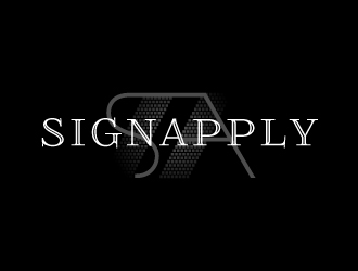 Logo is: SA   business name: Signapply (one word) logo design by nexgen